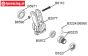 TPS9503 LOSI 5T Wheelhub outer Bearing Ø12-Ø24-H6 mm, 4 pcs,