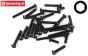 LOSB6085 Button Head Sorti M4, 27 pcs.