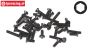 LOSB6465 Hex screw-sorti M4, 32 pcs.