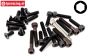 LOSB6480 Hex screw-sorti M5, 24 pcs.