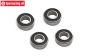 LOS-3751 LOSI 5T Ball Bearing Gear Axle, 4 pcs