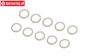 LOS-3935 LOSI Shim washer Ø9-Ø13-D0,2 mm, 10 pcs.