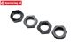 LOS-3677 LOSI 5IVE-T Alu-Wheel nut Black 25 mm, 4 pcs.