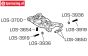 LOS-3700 LOSI 5IVE-T 3.0 Suspension Arm front, Set