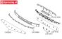 LOS-3641 LOSI 5IVE-T 3.0 Front lower Valance, 1 pc.