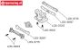 LOS-3697 LOSI 5IVE-T Aluminium Hinge Pin Brace Rear, Set