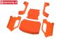 LOS-4002 LOSI 5IVE-T 3.0 Body Orange, set