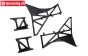 LOS-3629 LOSI 5IVE-T 3.0 Fender mount & Roll Cage rear, set
