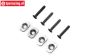 LOS-3708 LOSI 5IVE-TE 3.0 Engine mount plates 17~67T, set