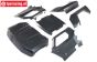 LOS-4350 LOSI 5IVE-T 3.0 Body Gun Metal, Set