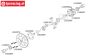 LOS252006 Differential Axle DBXL-MTXL, 2 pcs.