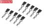 LOS246003 Body clips small black LMT Truck, 10 pcs.
