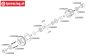 LOS252066 Aluminium Differential housing DBXL-MTXL, set