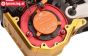 MX012-G PROMOTO Alu flywheel housing Green, 1 pc.
