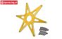 MX0606F-GD PROMOTO front Alu-Wheel star Gold, 1 pc.