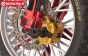 MX035-GD PROMOTO Alu-Brake saddle front Gold, Set