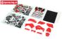 LOS260000 PROMOTO Plastic parts-decals red, set