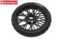 LOS46004 PROMOTO Front tire with rim black, 1 pc.