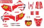 CS0980/40 PROMOTO decals Honda CRF Lawrence, set