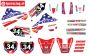CS0980/58 PROMOTO decals Honda GEICO USA, set