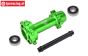 MX007-G PROMOTO Alu-wheel axle rear Green, set