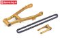 MX3057-G PROMOTO Alu rear fork XL Gold, Set