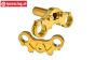 MX028-GD PROMOTO Alu-Triple Clamp Gold, Set