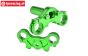 MX028-G PROMOTO Alu-Triple Clamp Green, Set