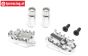LOS361001 PROMOTO Aluminum footrests, set