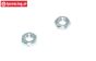 M2009/33 Mecatech lower shock mount nut, 2 pcs.