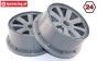 MM1300/60 MadMax Rims Silver Ø120-B60 mm, 2 pcs.