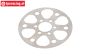 NRPC040 N-R-P Powergrip stainless steel cover plate, 1 pc.