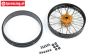 PRO283600T3 Pro-Spec V2 Alloy Front rim Black/Gold, set