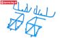 LOS241047 Side Cage and Lower Bar Bleu LMT Truck, Set