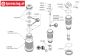 LOSB2863 Shock housing L70 LOSI 5T-BWS, 2 pcs.