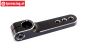 TPS0830/06 Aluminium Servo arm 15T-L47 mm Black, 1 pc.