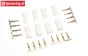 TPS71320 Tamiya Gold plug Male-Female, 4 pcs.