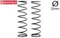 TLR253007 Shock spring rear 6.1 lb, 2 pcs.