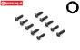 LOS235007 Button Head screw M4-L12 mm, 10 pcs,