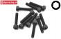 TLR255011 Socket Head Screw M4-L20 mm, 10 pcs