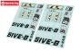 TLR259000 Decals TLR 5IVE-B, Set