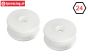 TLR45001 TLR Disk rims White, 2 pcs