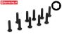 TLR5910 Countersunk Head Screw M3-L14 mm, 10 pcs