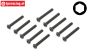 TLR5913 Button Head screw M2,5-L12 mm, 10 pcs,