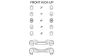 TLR254000 Hinge pin Brace front 5B-5T-MINI, Set