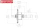 LOS001 Antz Racing Torsen Differential LOSI 5T, Set