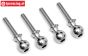 TPS86412 Steel ball joint M4-Ø10 mm HPI-Rovan, 4 pcs.