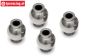 TPS86425 Steel ball joint Ø4-Ø14 mm HPI-Rovan, 4 pcs.