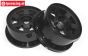 TPS5026/70B Nylon Rim 6-Spoke Black Ø120-W70 mm, 2 pcs.