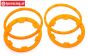 TPS5030/OR HD Nylon Beadlock Orange, 4 pcs.